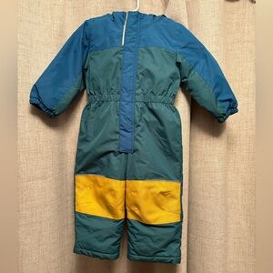 Vintage color 2T Swiss Tech snowsuit